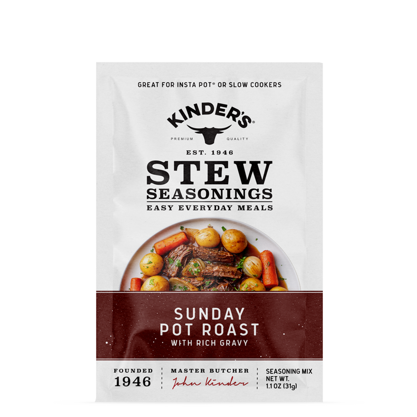 Kinder's Sunday Pot Roast Stew Seasoning