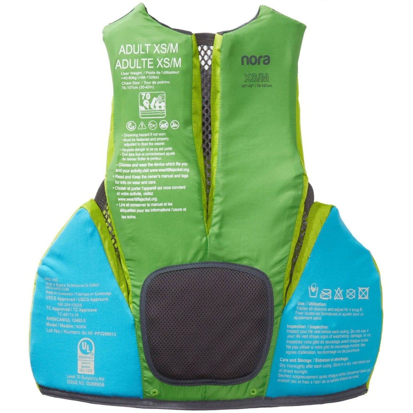 NRS Nora PFD's Women's Specific Fit UL & ULC Approved