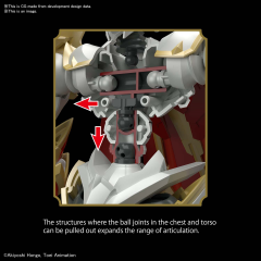 Bandai - Digimon Tamers Figure-rise Standard Amplified Gallantmon Model Kit
