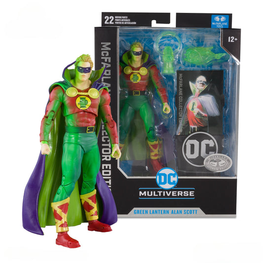 McFarlane Toys - Day of Vengeance DC Multiverse Collector Edition Green Lantern - Alan Scott - Platinum / Chase