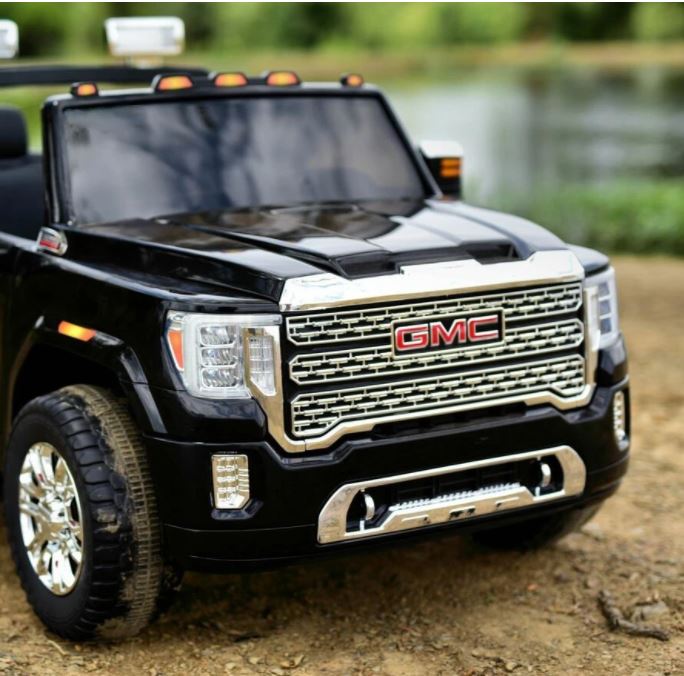 2026 UPGRADED GMC Sierra 24V 2 Seater Kids Ride On Car With Remote Control
