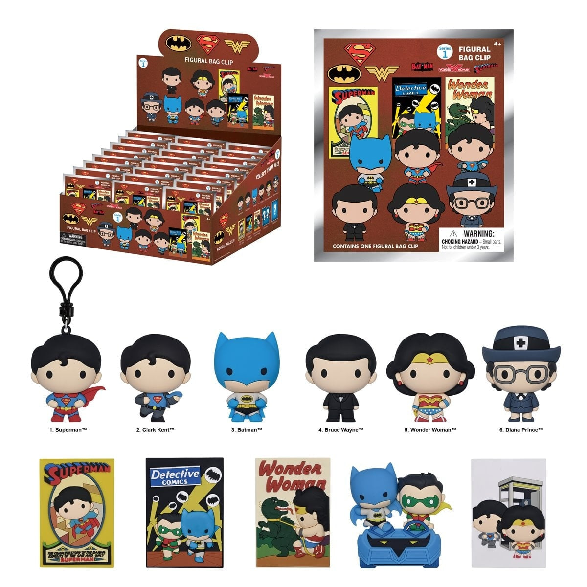 DC Classic 90th Anniversary Mystery Foam Bag Clip