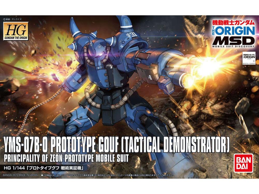 The Origin - 1/144 HG Prototype Gouf Tactical Demonstrator