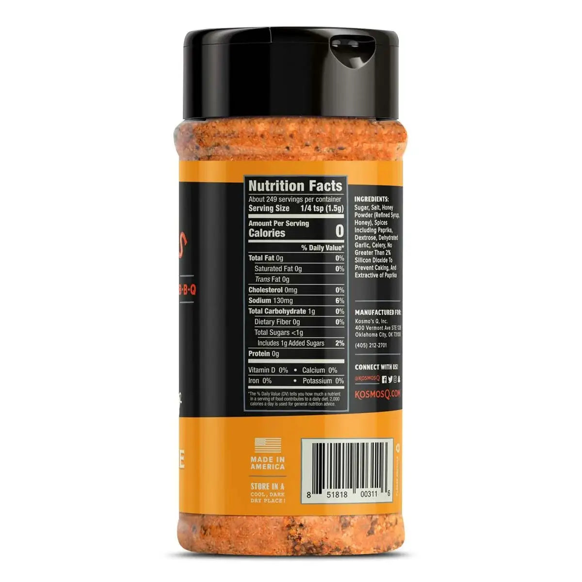 Kosmos Q Killer Bee Honey Seasoning 13.2 oz