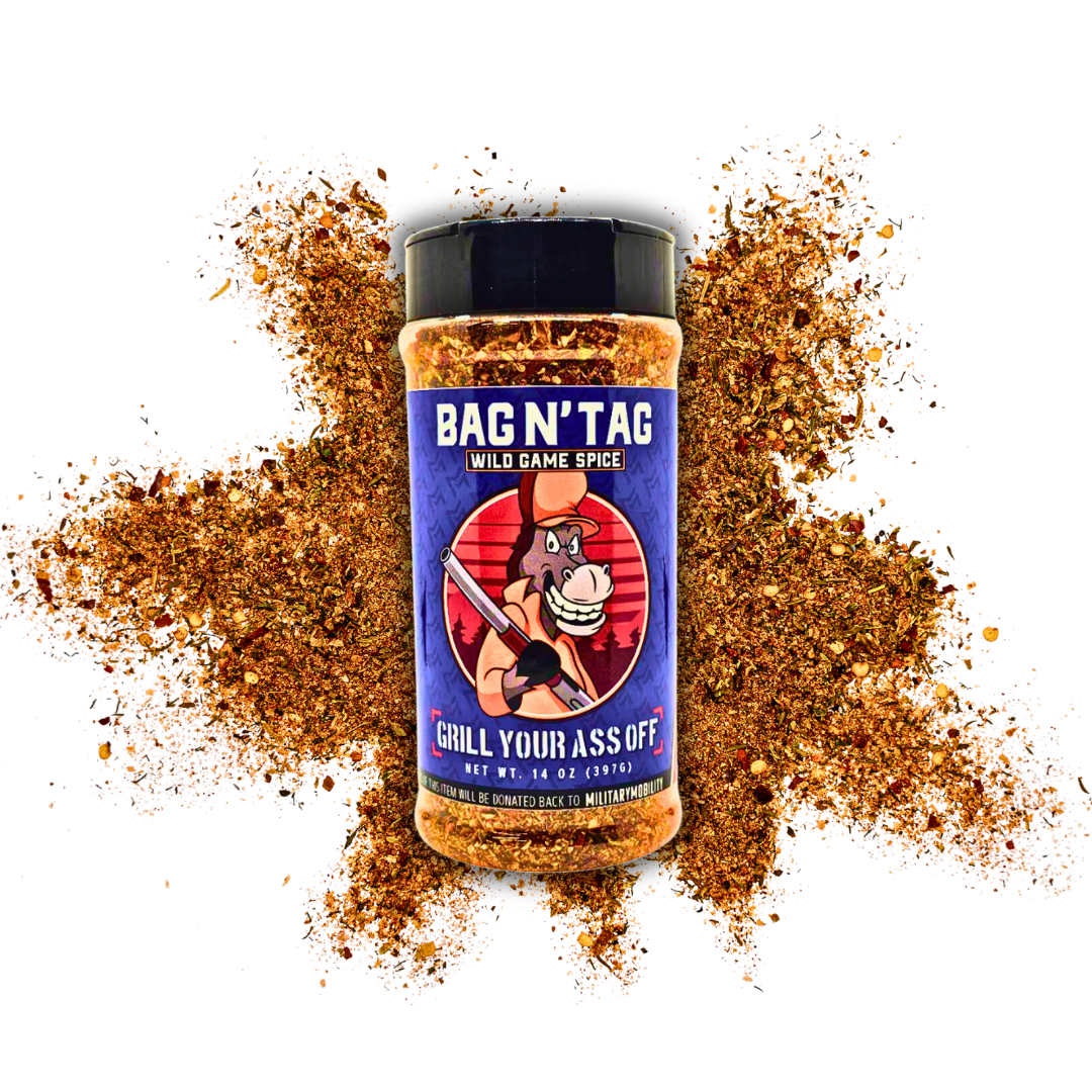 Grill Your Ass Off - Bag N' Tag Wild Game Seasoning