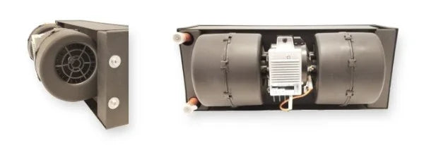 Auxiliary Space Heater, 12 VDC, 5/8 Fitting Rear Exit