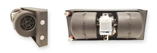 Auxiliary Space Heater, 12 VDC, 5/8 Fitting Rear Exit