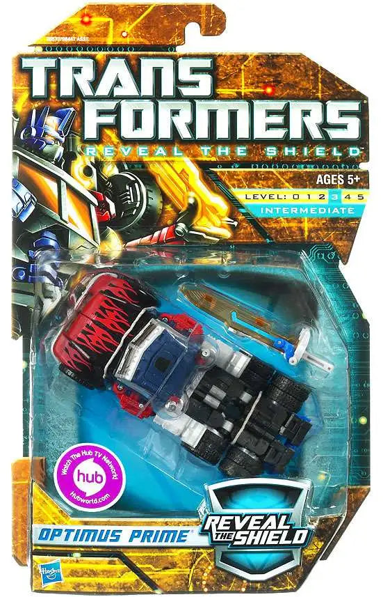 Transformers Reveal the Shield Hunt for the Decepticons Optimus Prime Deluxe Action Figure - Generation 2