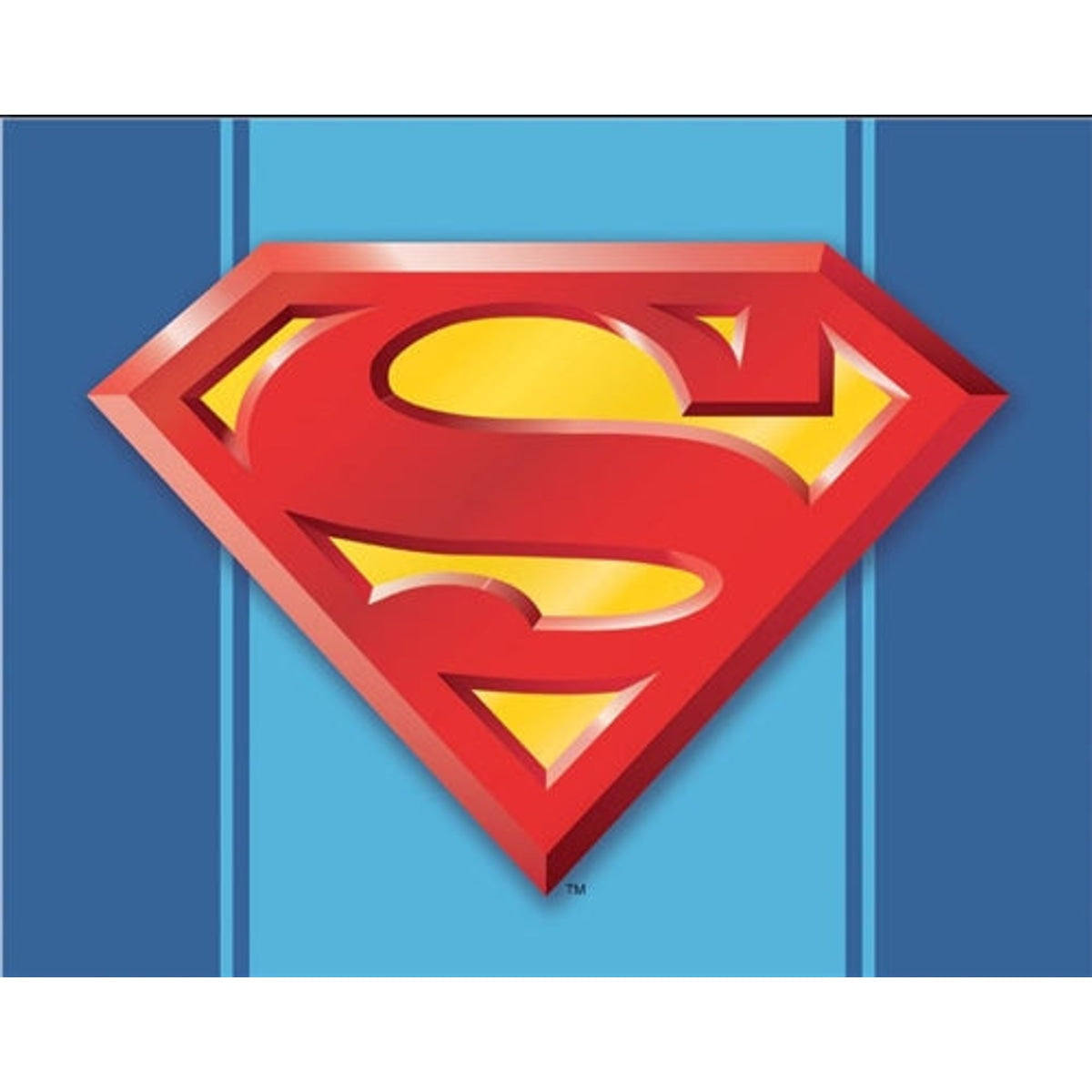 Desperate Enterprises 1484 Superman Logo Rectangular Tin Sign NEW