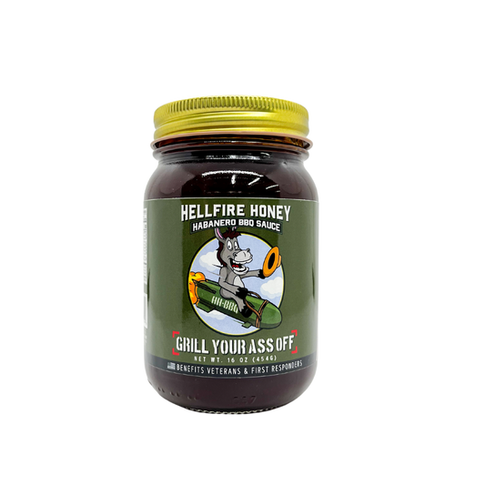 Grill Your Ass Off - Hellfire Honey Habanero BBQ Sauce