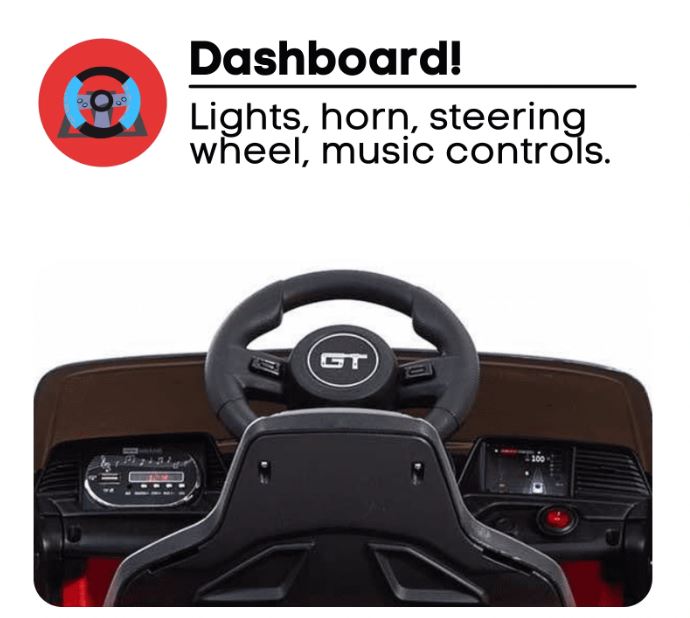 2026 Mustang Style 12V DELUXE Kids Ride On Car With Remote Control