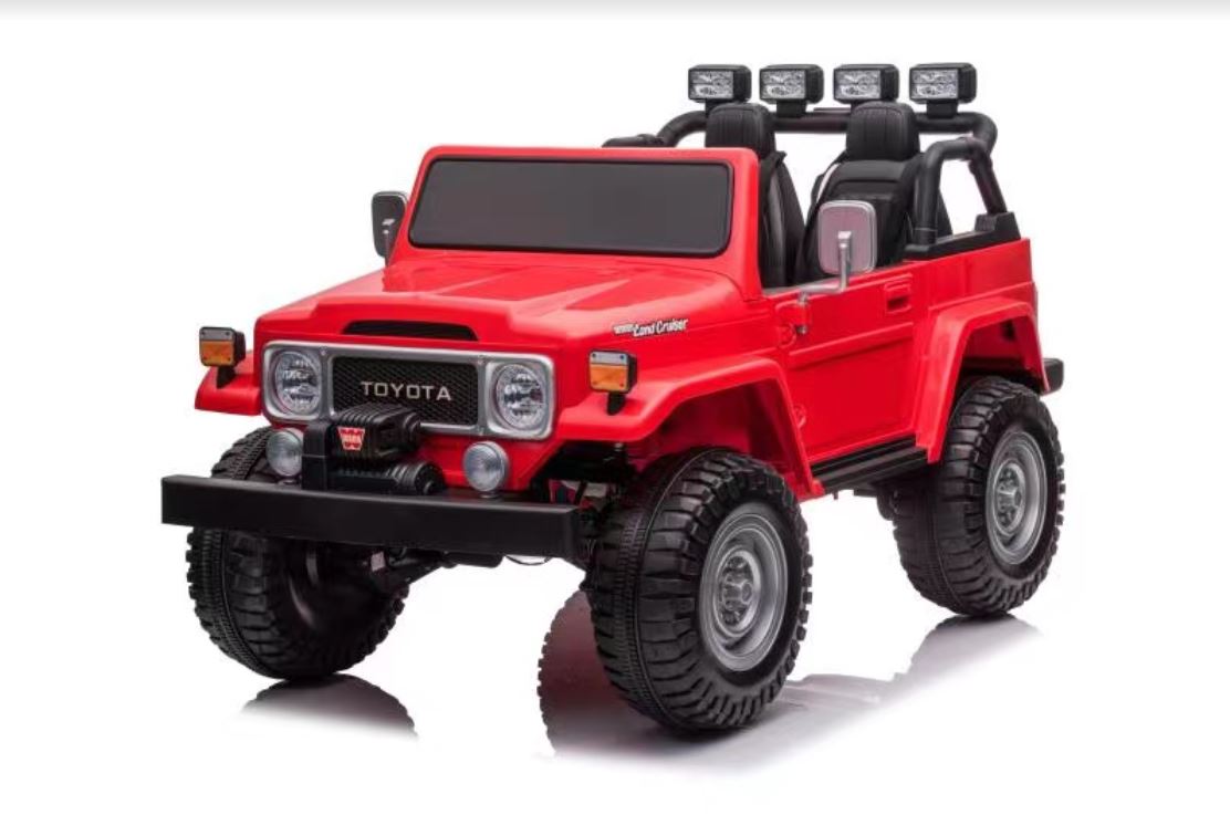 2026 24V Toyota FJ-40 2 Seater Kids Ride On Car with Remote Control DELUXE