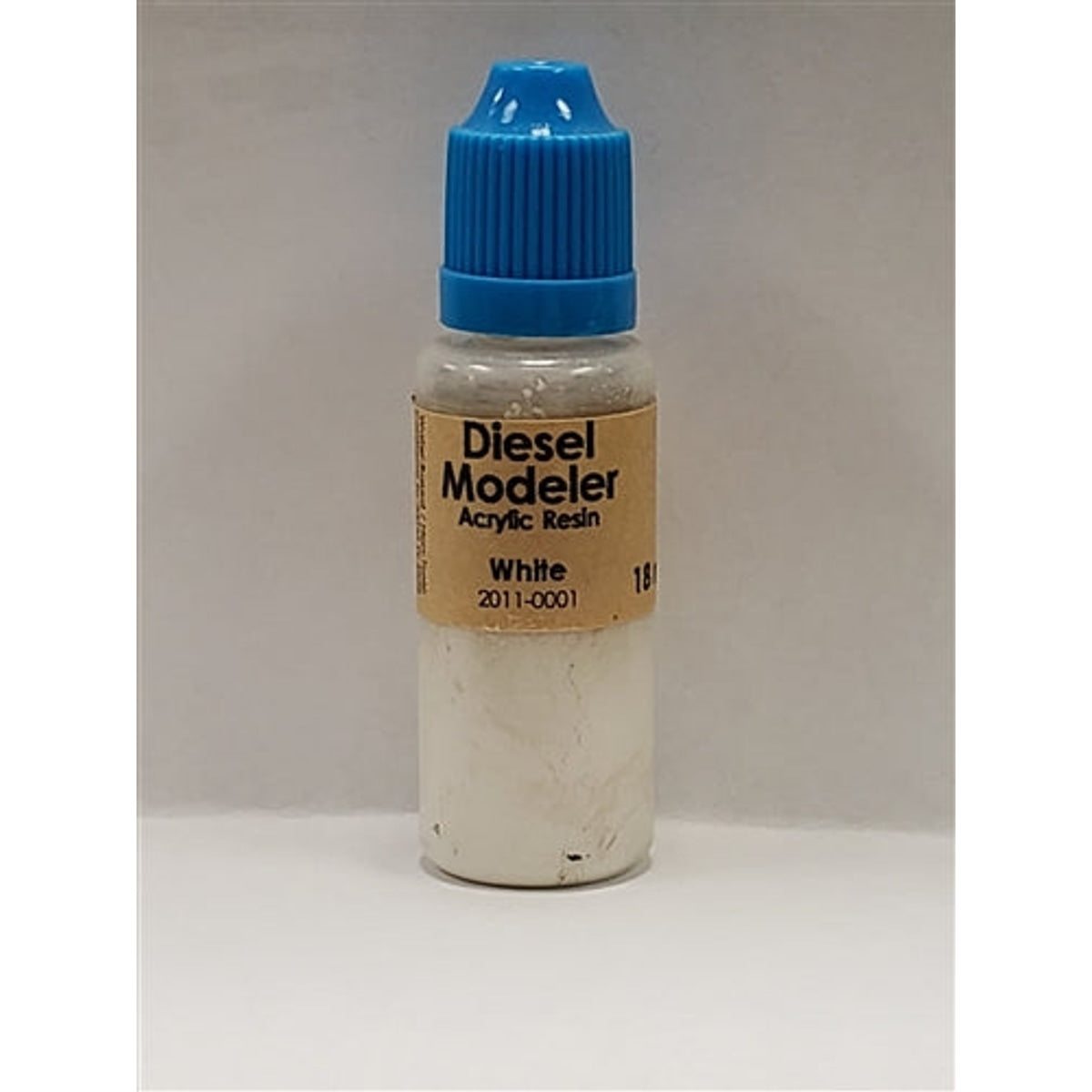 Diesel Modeler 2011-0001 White Acrylic Resin Paint 18mL NIB