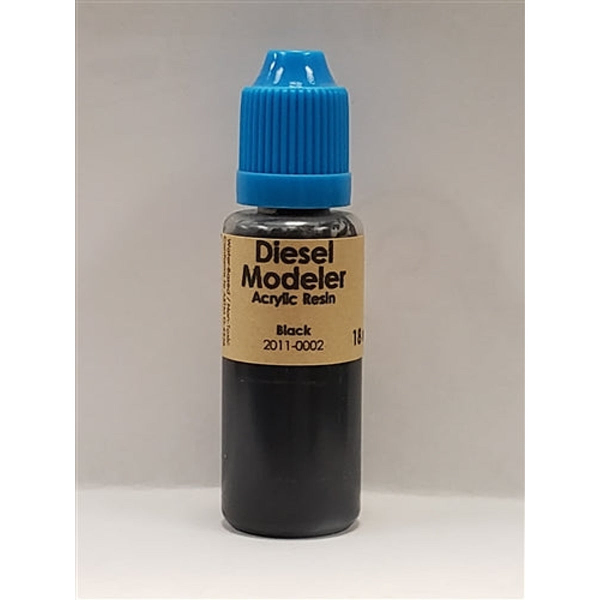 Diesel Modeler 2011-0002 Black Acrylic Resin Paint 18mL NIB