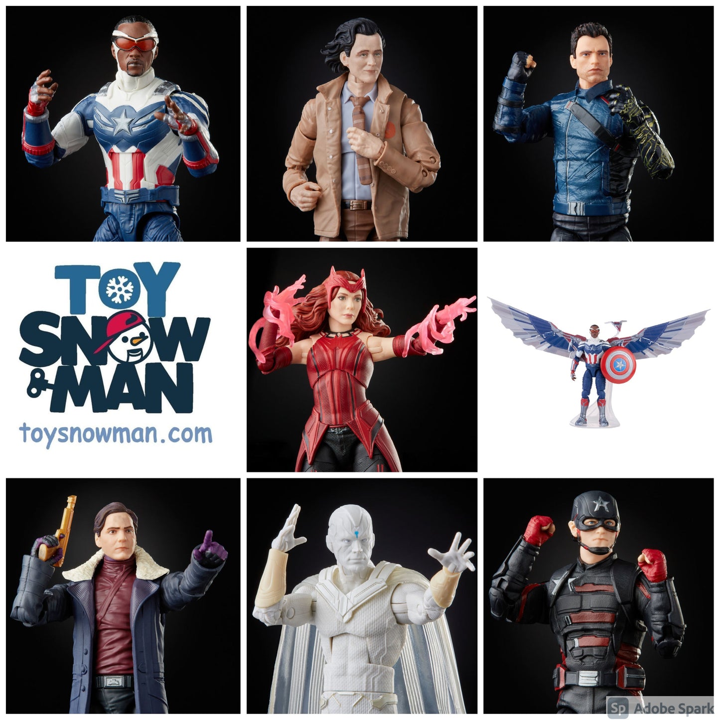 Disney THE FALCON AND THE WINTER SOLDIER Wave 7 Figures + BAF
