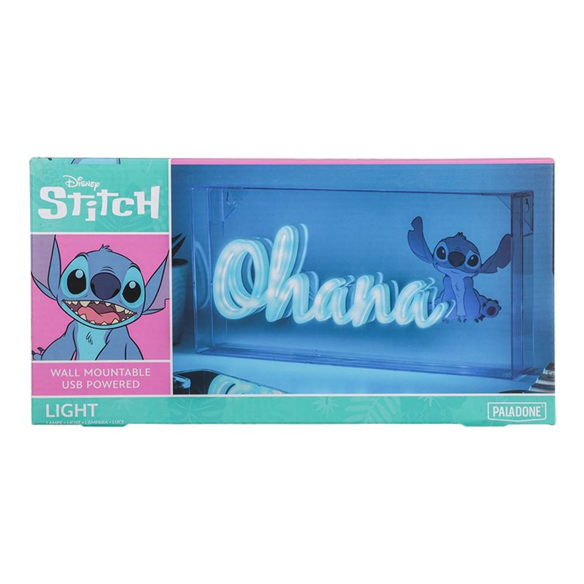 Disney Lilo & Stitch Ohana LED Neon Light