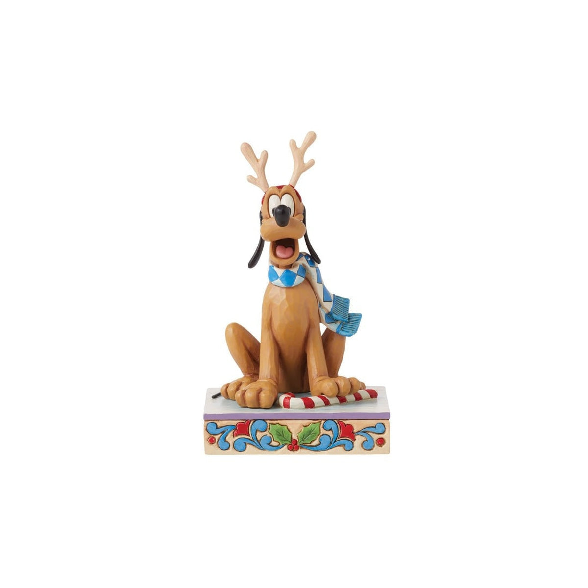 Disney Mickey & Freinds - Pluto "Dashing Rein-dog" Jim Shore