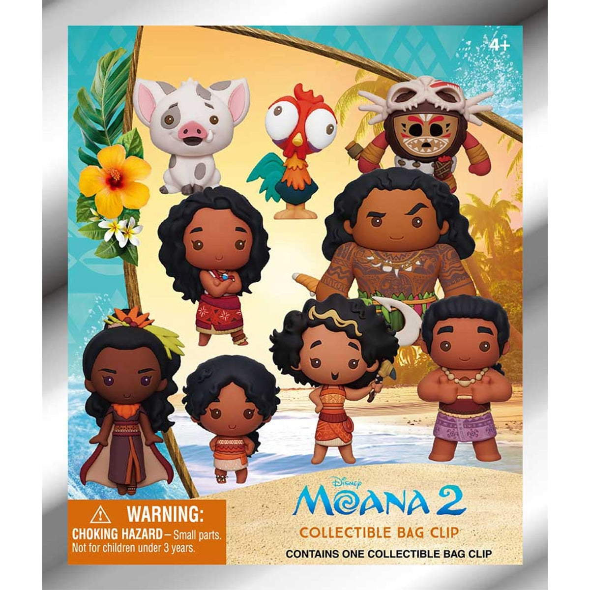 Disney Moana 2 Mystery 3D Foam Bag Clip