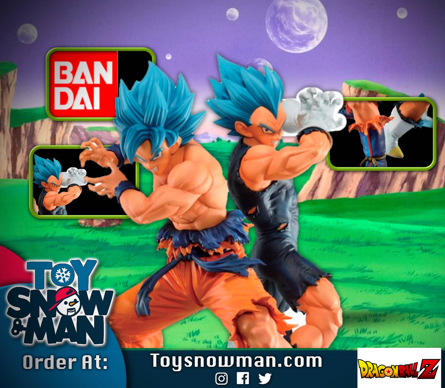 Dragon Ball Super Ichibansho Super Saiyan God Super Saiyan Goku & Vegeta (Vs. Omnibus Super)