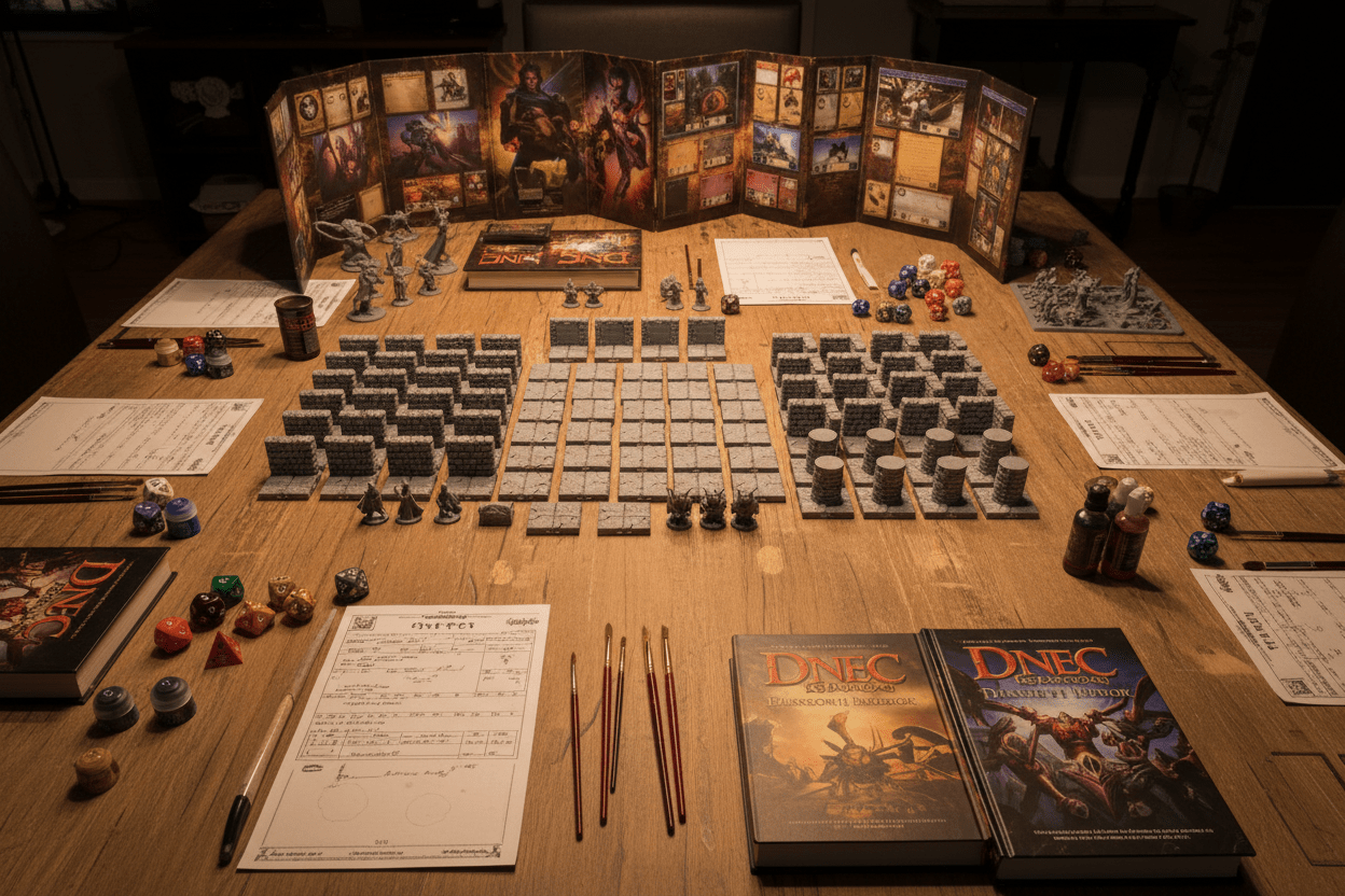 Ultimate 28mm Dungeon Starter Set – 80+ Pieces + 7 Minis
