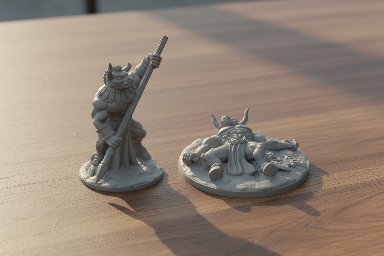 28mm Boss Monster Set – Minotaurs, Giant Spider, Roper