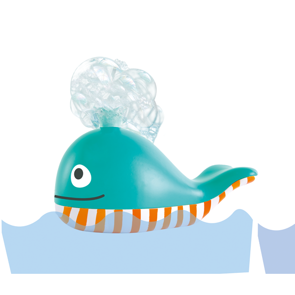 Hape Bubble Blowing Whale Bath Toy – Colorful Fun for Toddlers