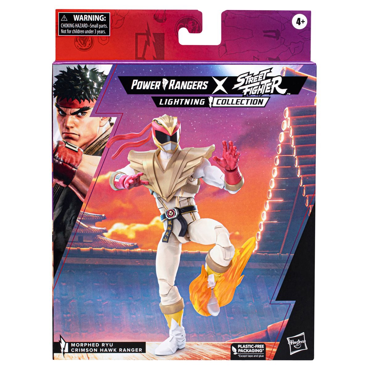 Power Rangers X Street Fighter Lightning Collection Morphed Ryu Crimson Hawk Ranger