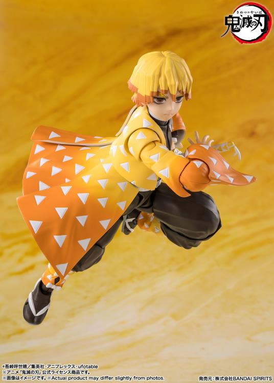Demon Slayer: Kimetsu no Yaiba S.H.Figuarts Zenitsu Agatsuma Action Figure