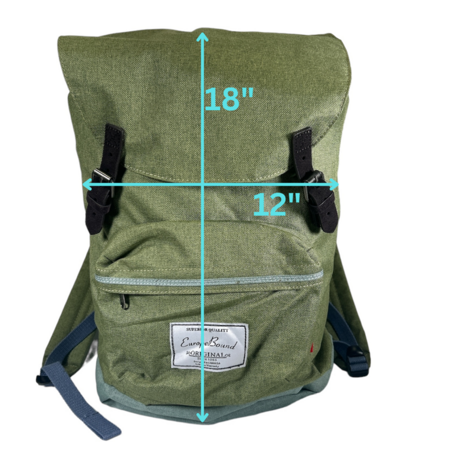 Europe Bound Vintage Daypack 31L Capacity