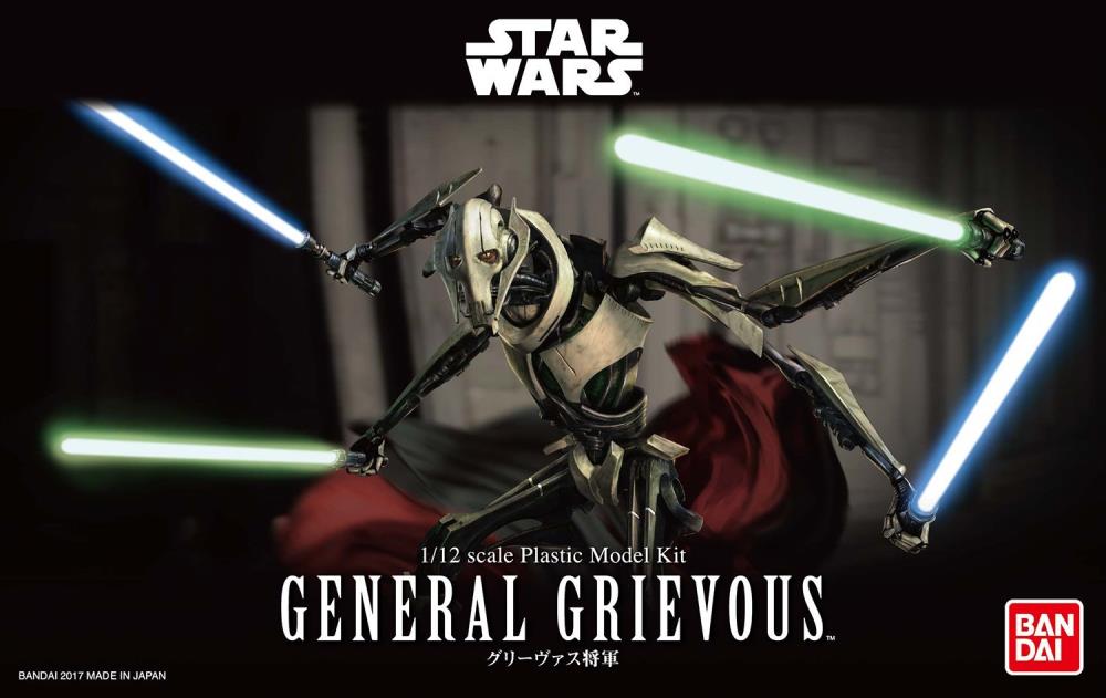 Star Wars General Grievous - Revenge of the Sith - 1/12 Scale Model Kit