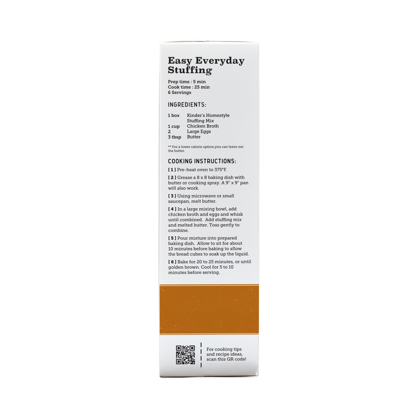 Kinder's Brown Butter & Herbs Homestyle Stuffing Mix