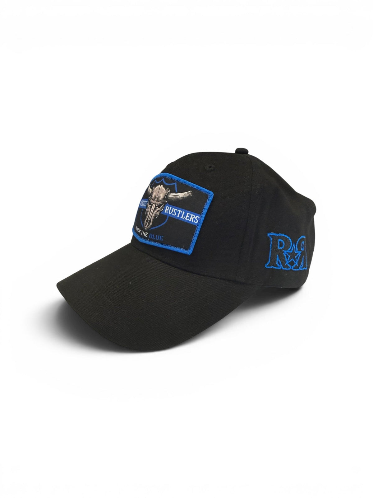 Ruthless Rustlers Back The Blue Tactical Structured Cap | Black
