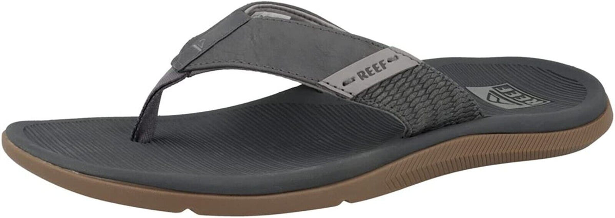 Reef Men's Santa Ana Vegan Leather Flip-Flop Sandals