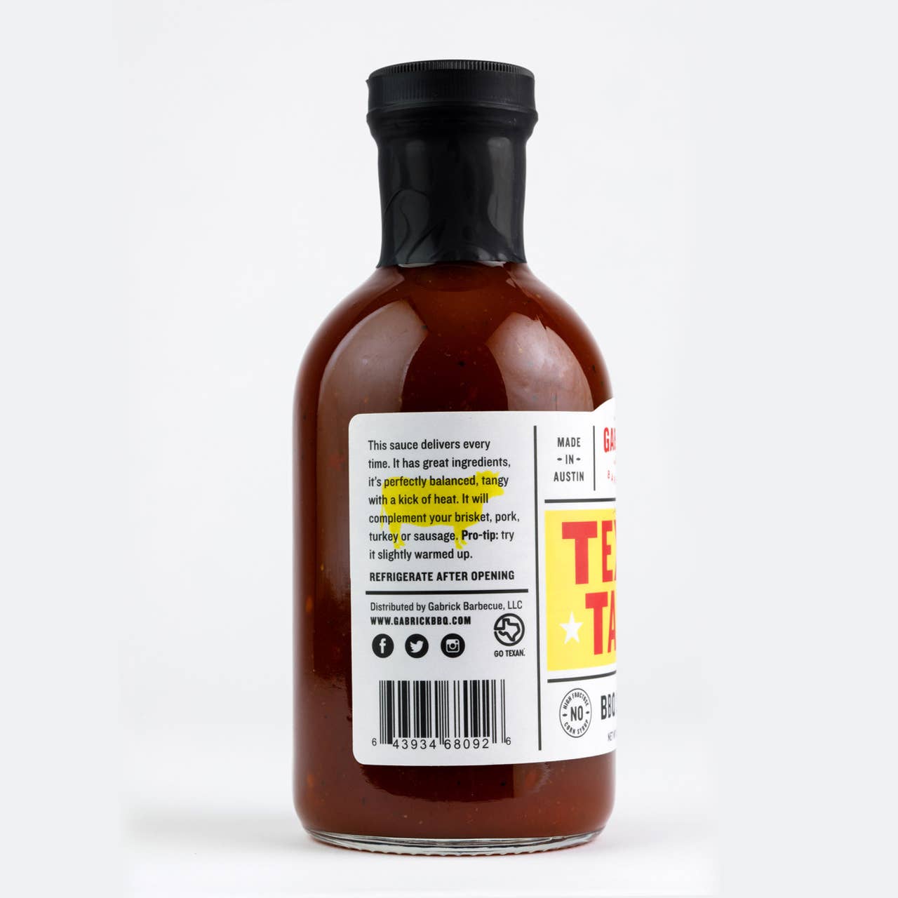 Gabrick BBQ Sauce Co. Texas Tang BBQ Sauce