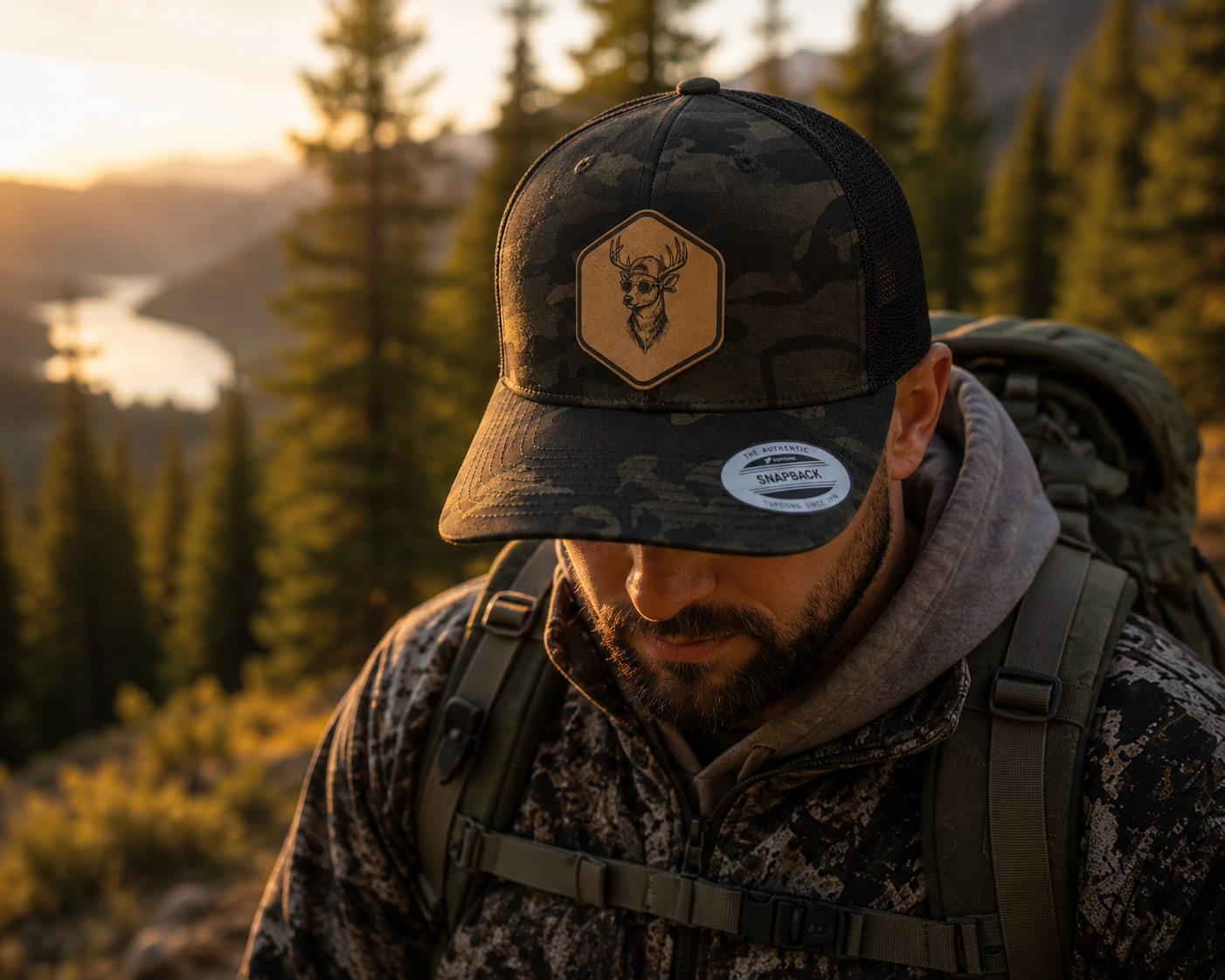 Leapfrog Backcountry Buck Multicam Trucker Hat