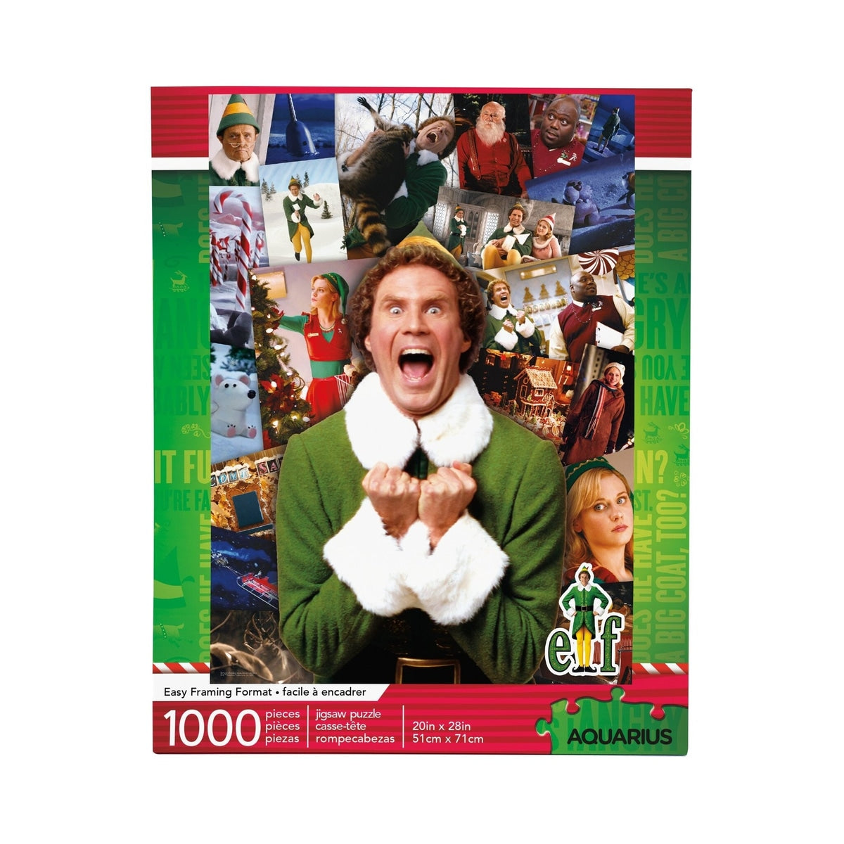 Elf Collage 1000 Piece Puzzle