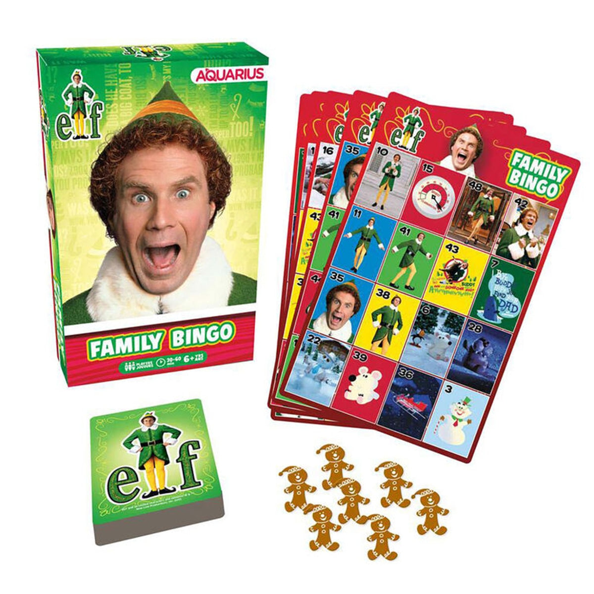 Elf Family Bingo Game