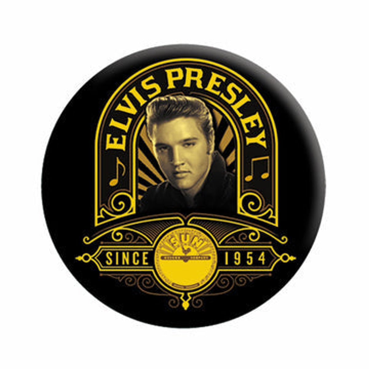 Elvis Presley Since 1954 Button