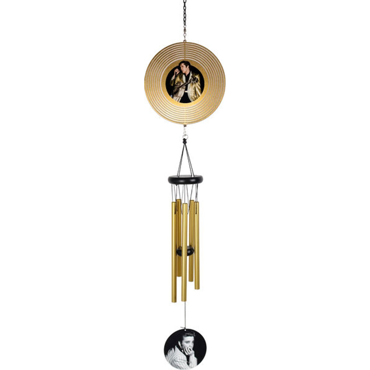 Elvis Spinner Wind Chime
