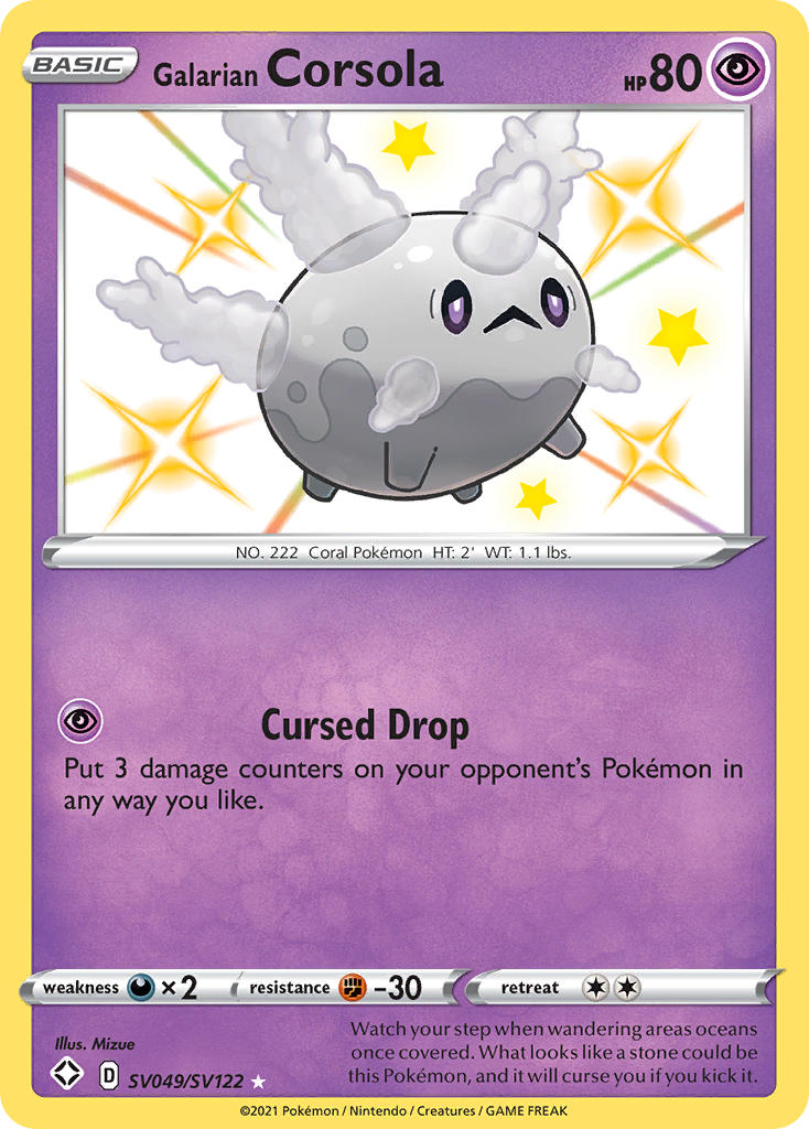 Galarian Corsola SV049/SV122