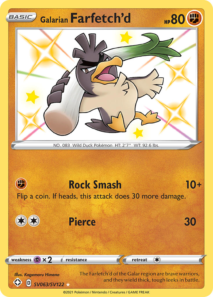 Galarian Farfetch'd SV063/SV122