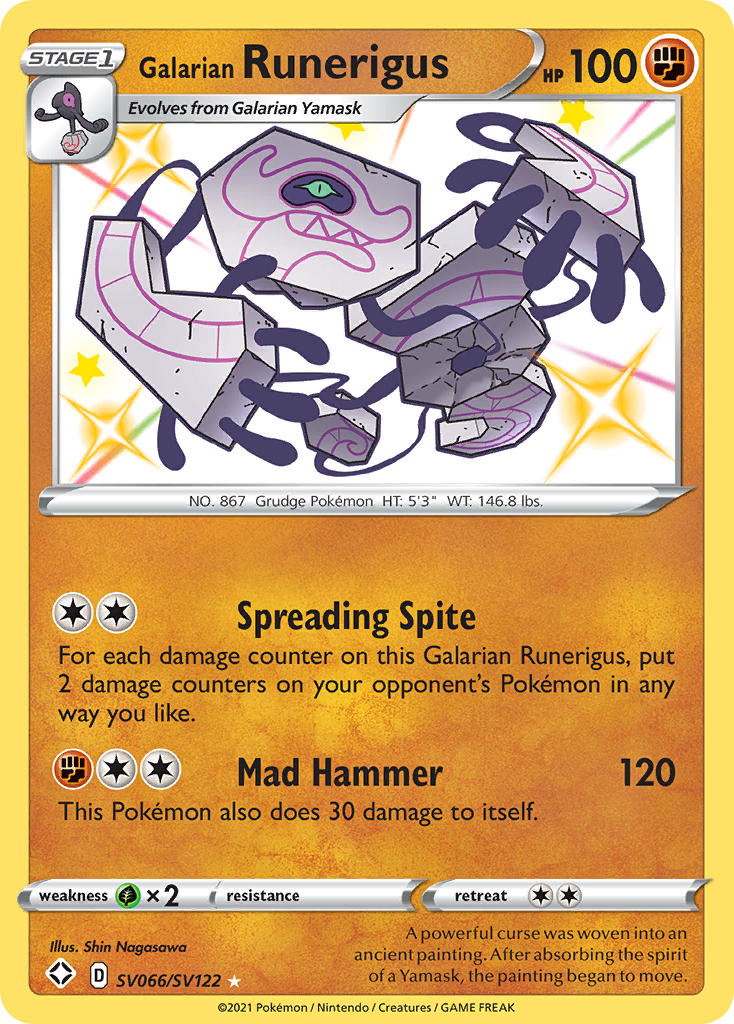 Galarian Runerigus SV066/SV122