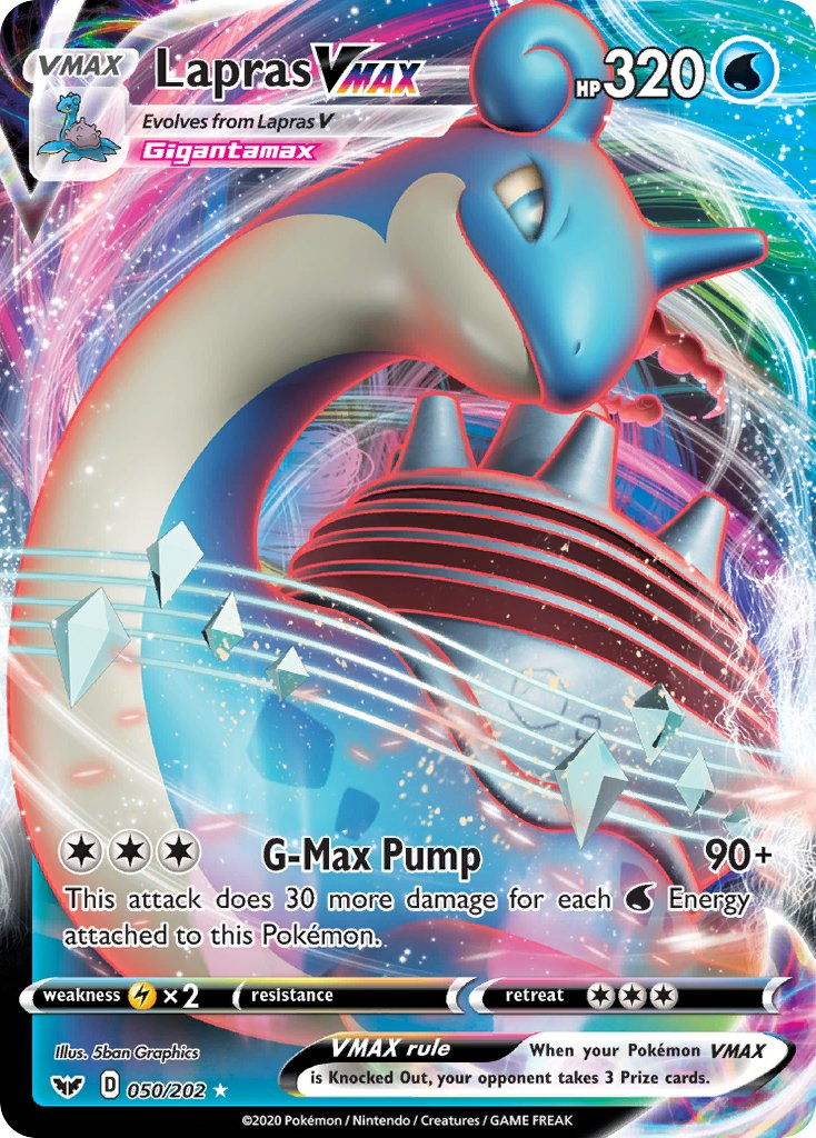 Lapras VMAX 050/202