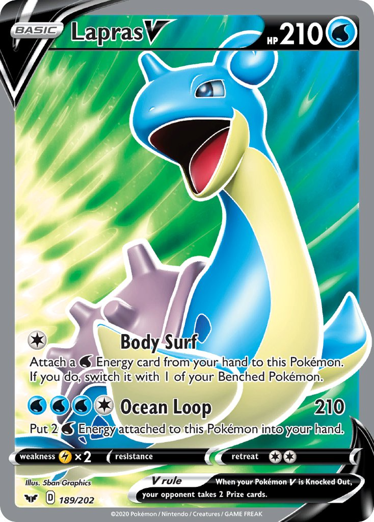 Lapras V 189/202