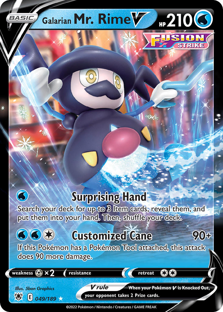 Galarian Mr. Rime V 049/189