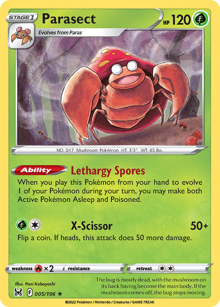 Parasect 005/196