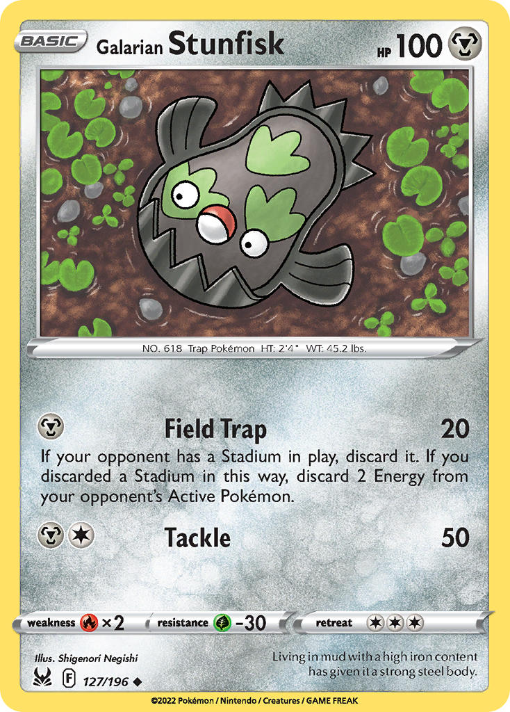 Galarian Stunfisk 127/196