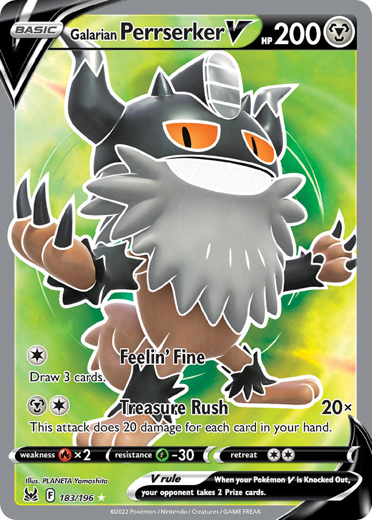 Galarian Perrserker V 183/196