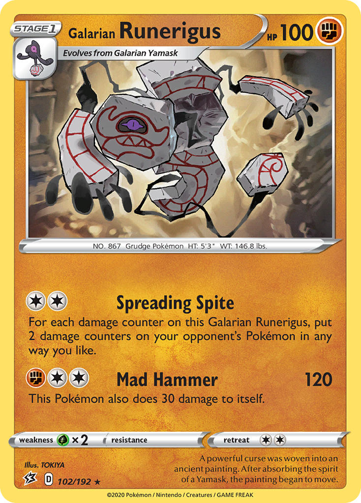 Galarian Runerigus 102/192