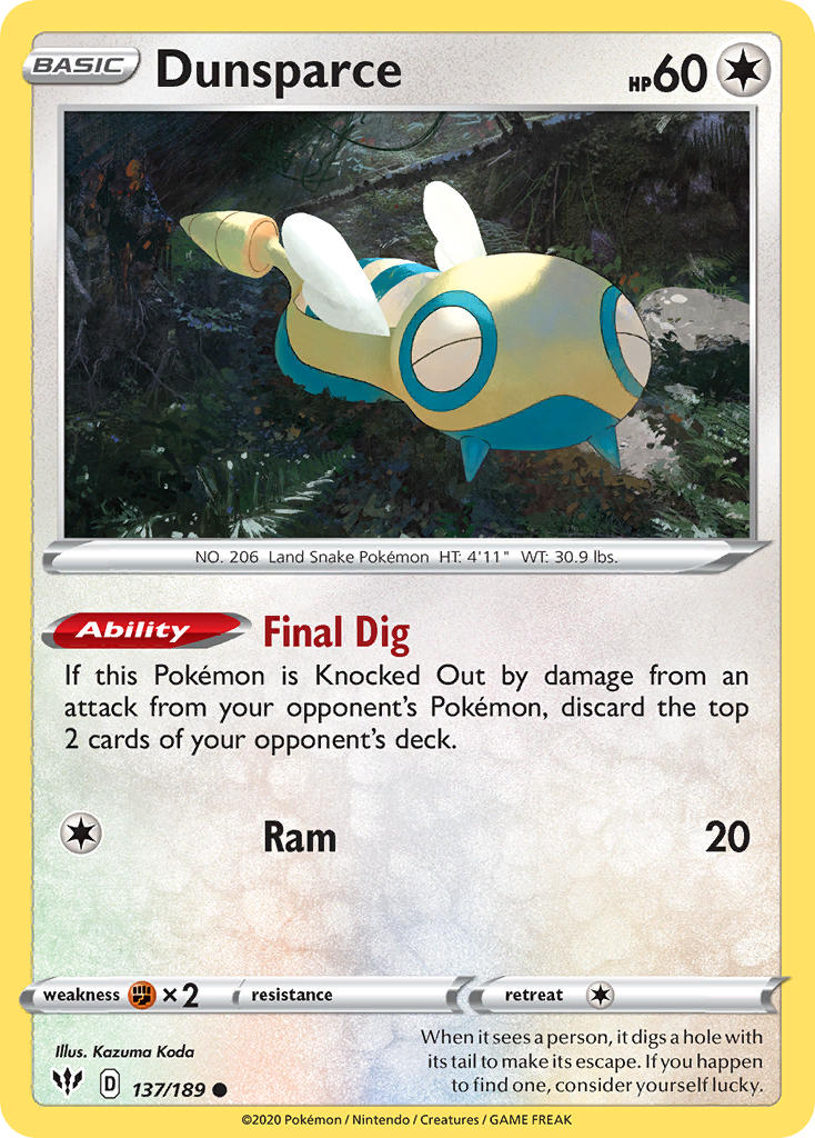 Dunsparce 137/189